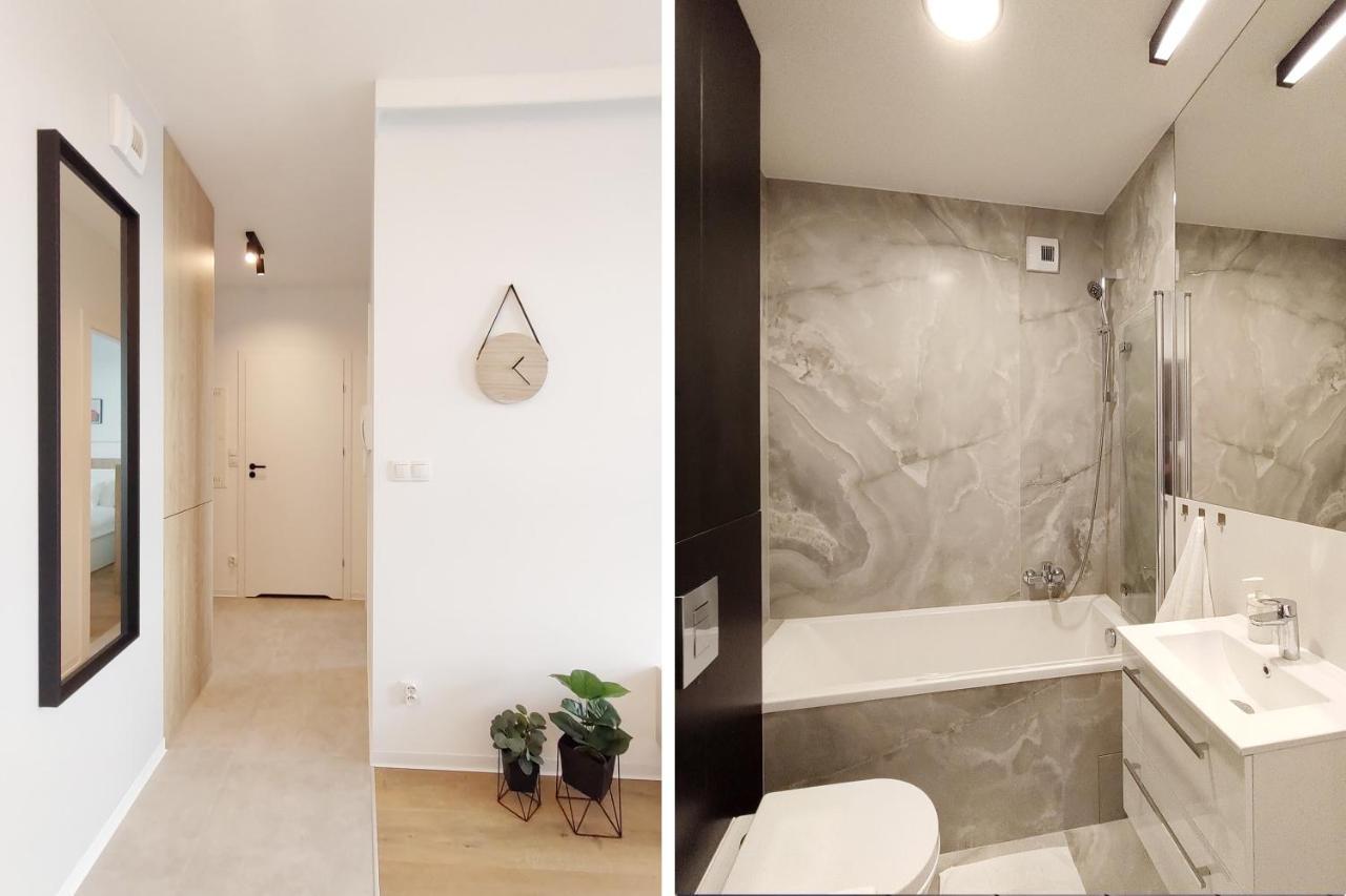 Elegant 3City Apartment With Parking In Gdansk By Noclegi Renters 외부 사진